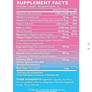 Kapsul Biotin Kolagen Brain Vitale, Pabrik Bersertifikasi GMP ISO HACCP, Harga Diskon OEM, Label Pribadi - Product Image 4