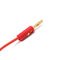 Connecteurs banane à tête de lanterne plaqués or et nickel, à courant élevé, 4 mm, pour test et haut-parleurs