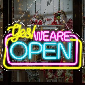 Ipixel nhà máy trực tiếp tùy chỉnh Acrylic dẫn đăng ký kinh doanh mở <span class=keywords><strong>Led</strong></span> Neon sáng lên dấu hiệu chúng tôi đang mở dấu hiệu Neon cho cửa hàng thanh Salon - Product Image 2