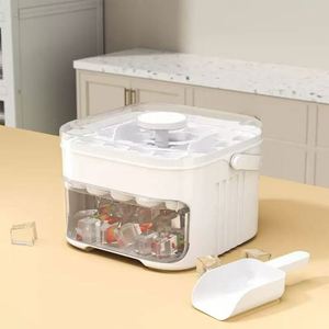 Eco-Friendly One-Click Quick-Frozen <b>Ice</b> Cube Mold Easy Release Whiskey Household <b>Ice</b> Box Storage Reusable Plastic <b>Ice</b> <b>Maker</b> Tool - Product Image 4