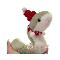 YD TOYS Boneka Ular Kecil Lucu Ramah Lingkungan Desain Khusus Dekorasi Ruang Tamu Sofa Hijau Isi Kapas PP