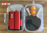 1 ensemble de tennis de Table, 2 raquettes en bois et 2 balles de ping-pong, Portable, de bonne qualité, prix d'usine
