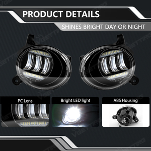 Accesorio para Auto Directo de Fábrica, Luz Antiniebla LED Delantera, Luz de Conducción Diurna DRL para <span class=keywords><strong>Audi</strong></span> <span class=keywords><strong>A4</strong></span> A5 2009 <span class=keywords><strong>2010</strong></span> 2011 2012 2013 2014 - Product Image 2