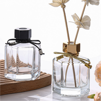 Bouteille diffuseur de parfum 50 ml, flacon diffuseur à bâtonnets, bouteille en verre pour diffuseur de parfum