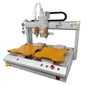 高精度二重プラットフォーム自動電気多軸CNC接着剤ディスペンサーベアリング付き電子部品ボンディング - Product Image 1