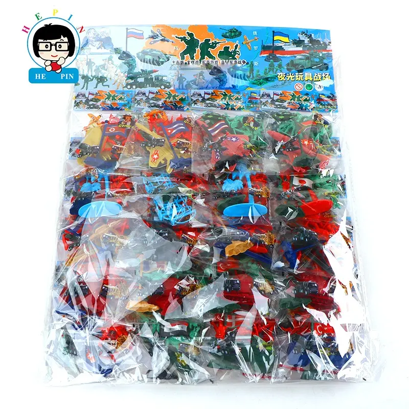 Groothandel Klein Speelgoed Voor Kinderen In Kartonnen Gevechtsveld Kleurrijke Plastic Nachtelijke Speelgoed