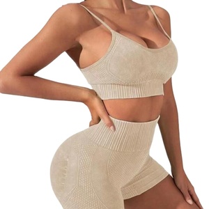GC Conjunto Deportivo Mujer Fitness Seamless Yoga Set Tenu De Sport Femme Yoga Woman Wear Tapete Yoga - Product Image 2