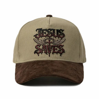Cappellino da Baseball TOP FLIGHT a 5 Pannelli con Ricamo Corona e Lettere Graffiti, Visiera in Camoscio Marrone Albicocca, Stile Hip-hop Unisex