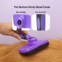 Kit de toilettage pour animaux de compagnie de luxe en plastique 9 pièces, brosse pour chien et chat, peigne anti-poils, coupe-ongles, ciseaux, étui de rangement - Cadeau idéal