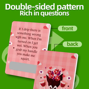 Jeux de cartes de rencontre créatifs Couples Cartes à gratter pour adultes Interactions papier amusantes pour les familles - Product Image 4