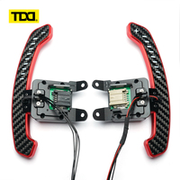Palancas de Cambio de Marchas Magnéticas LED TDD de Fibra de Carbono y Aleación de Aluminio Estilo RACING para Volante de Cadillac CT4 CT5 Escalade V XT4