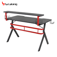 Échantillon gratuit de table d'ordinateur moderne en acrylique, support mural en bois pour jeux vidéo, petit coin pour enfants, support intelligent debout
