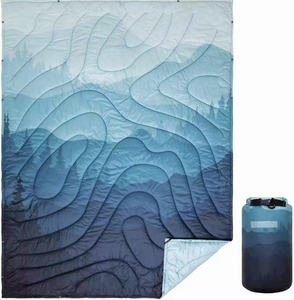 Couverture matelassée <span class=keywords><strong>ultra</strong></span>-légère imprimée numériquement, alternative au duvet, motif personnalisé, pliable, pour le camping et la randonnée en extérieur - Product Image 1