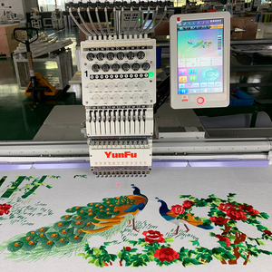 Máquina de bordado de una sola cabeza YunFu a la venta automática 500*1200mm gran área de bordado máquina de bordado de computadora comercial - Product Image 3