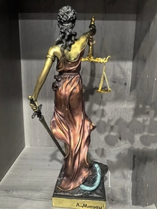 Sculpture d'art Métal <span class=keywords><strong>Bronze</strong></span> la déesse égyptienne Bastt et le chat Statue Sculpture - Product Image 3
