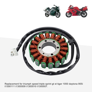 Goofit ขดลวดแม่เหล็กสเตเตอร์รถจักรยานยนต์18ขดอุปกรณ์ทดแทนสำหรับชัยชนะความเร็วสามเท่าการวิ่ง GT เสือ<span class=keywords><strong>1050</strong></span> <span class=keywords><strong>Daytona</strong></span> - Product Image 5