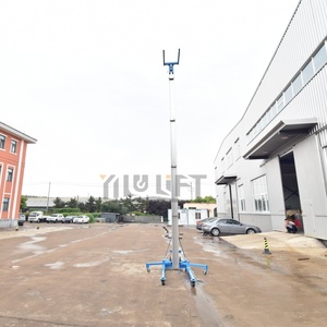 Harga pabrik 2m-7.9m Manual <span class=keywords><strong>Portable</strong></span> duction perancah pengangkat bangunan dengan CE - Product Image 4