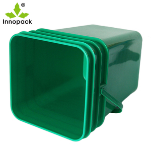 Cubo cuadrado de 20L personalizado al por mayor, promoción de fabricantes de material plástico - Product Image 3