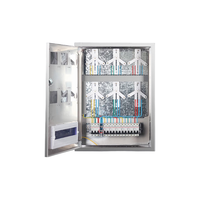 Boîtier métallique en acier inoxydable industriel, verrouillage à clé, antivol, résistant aux intempéries, triphasé, pour extérieur, boîte à compteur électrique