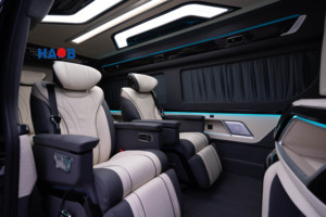 เบาะหนังหรู HaoBang แบบหมุนได้สำหรับรถยนต์ G-Class (G500/G63 AMG) ปรับแต่งสีและโลโก้ได้ รับประกัน 1 ปี - Product Image 3