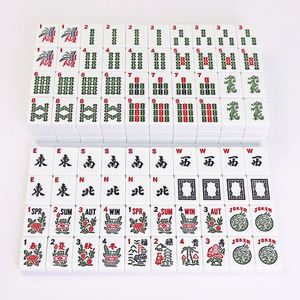 American <b>Mahjong</b> <b>Set</b> 30mm 166pcs Melamine Tiles Jewish Community Style Spanish Version <b>Mahjong</b> for Home Party Gift - Product Image 3
