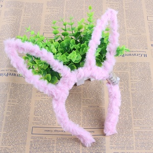 Băng Đô Băng Đô Tai Thỏ Phát Sáng Phát Sáng Bằng Vải Nhung Lông Phát Sáng Tai Thỏ - Product Image 5