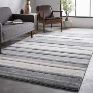 Premium Modern Woolen Area <b>Rug</b> Hand Tufted Abstract Rectangle Shape High Pile Colorful <b>Pastel</b> Vibrant for Home Use - Product Image 1