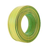 Hochwertige Herstellung Großhandel H05V-U H07V-U NYA 6 mm2 Grün Gelb Erde Kabel Pvc Isolierte Elektrische Draht Für Feste Verdrahtung