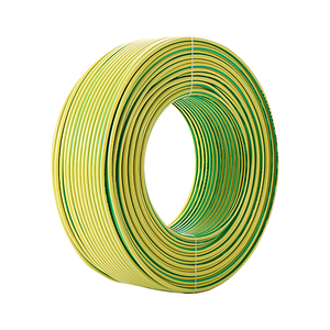 Fabbricazione di alta qualità all'ingrosso H05V-U H07V-U NYA 6 mm2 verde giallo terra cavo Pvc isolato filo elettrico per cablaggio fisso - Product Image 2