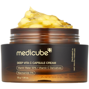 Crema Hidratante Facial Medicube 55G, Crema con Cápsulas Liposomales de Vitamina C y Oro - Product Image 1