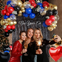 Kit d'arche de ballons premium avec ensemble de ballons en latex et en aluminium pour la fête prénatale, la révélation du sexe, les fêtes et les décorations d'anniversaire