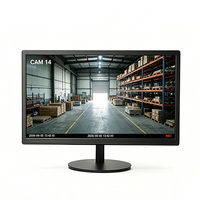 Moniteur LCD 20 pouces 1080P HD avec ports VGA et HDMI, noir, pour caméra de sécurité