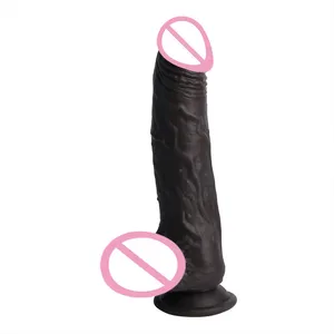 Mainan seks Penis Masturbator pemanas teleskopik dewasa pemasok mainan Dildo seksual besar Vibrator untuk wanita Vibrator Dildo realistis
