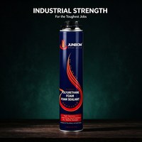 JUNBOM Série Rouge Mastic polyuréthane monocomposant pour l'étanchéité à l'air et le remplissage de cavités, avec personnalisation de marque, mousse PU pour le comblement des espaces