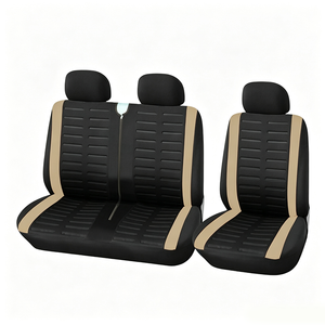 Juego Completo Universal de 3 Fundas de Asiento de Coche de Seda de Hielo para Ford Transit, Camioneta, Camión, Renault, Peugeot, Opel Vivaro, para Todas las Estaciones - Product Image 1