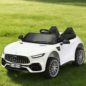 Popolare Auto Elettrica Rosa per Bambini 12V, Auto a Due Posti con Telecomando Ricaricabile, Modello Mercedes Benz per Bambini - Product Image 5