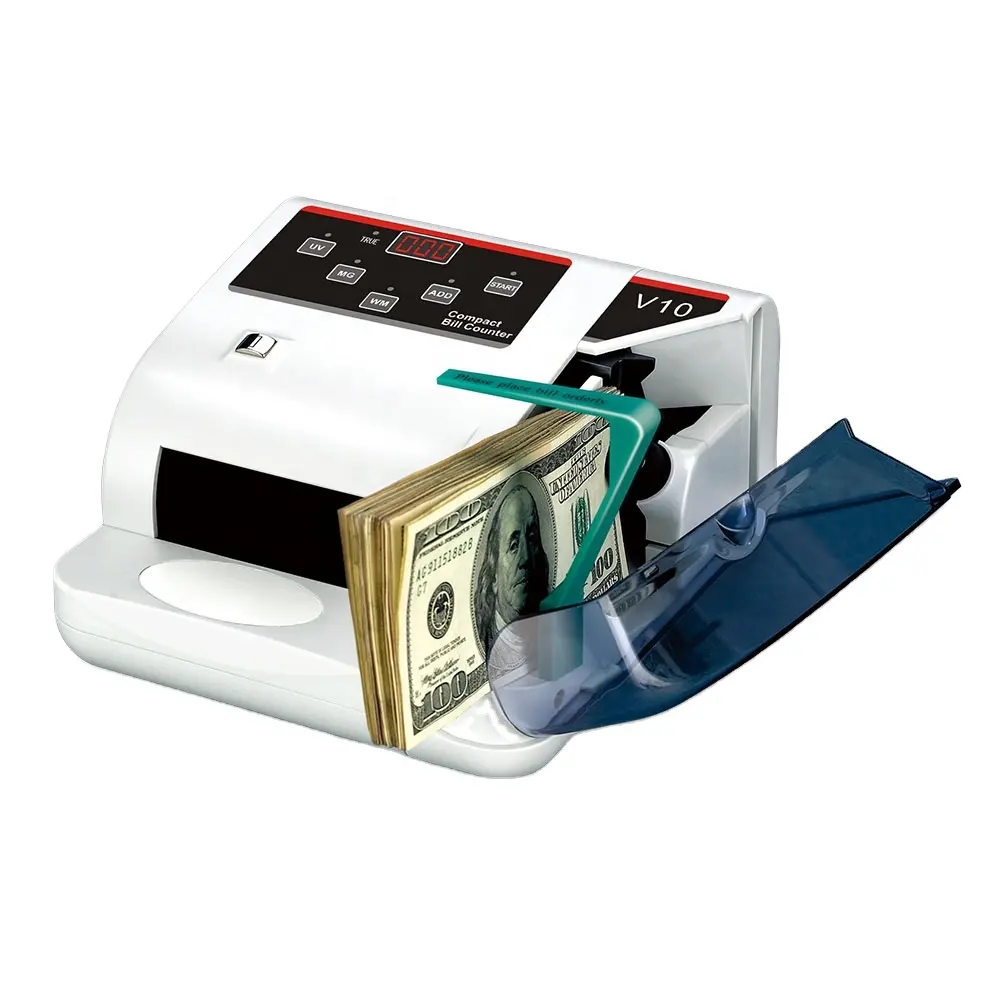 Contatore e rivelatore compatti pratici portatili di valuta della banconota della banconota dei soldi di Mini ST-V10