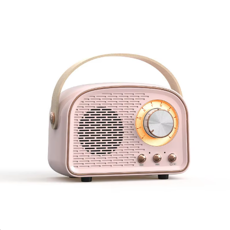 Retro Mini Wireless Speaker Portable Decorative BT Sound Stereo Subwoofer Home Music Player for Classical Audio