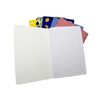 Cuadernos Cosidos Blancos con Logotipo Personalizado Ecológicos al por Mayor, Tamaños A4, A5, B5 y Personalizados, con Rayas Anchas y Apertura Plana para la Escuela y la Oficina
