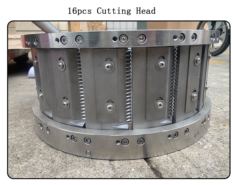 Industrial centrifugal papaya slicing shredding machine