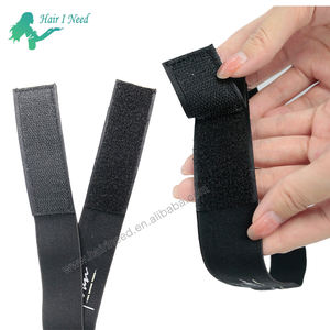 Fascia elastica regolabile con logo personalizzato per fascia di pizzo per capelli alla moda fascia per parrucca - Product Image 6