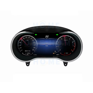 Medidor de velocidad del tablero Virtual Cockpit Digital Cluster para <span class=keywords><strong>Mercedes</strong></span> Benz C W205 GLC X205 2015-2019 Pantalla LCD de coche - Product Image 1
