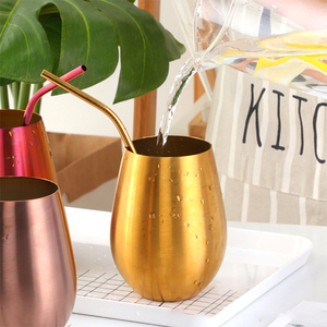 ألوان تيتانيوم ملونة على شكل حرف U-Cup من القش - Product Image 1