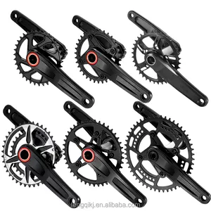 The Factory Is Specially Designed For Mountain Bike Crank Hollow Left And Right Crank Road Car Sprocket Single Disc Bicycle Refi