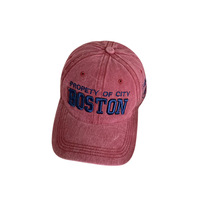 Gorra de Béisbol Estilo Americano Vintage para Mujer, 6 Paneles, Ajustable, Ala Ancha, Cuatro Estaciones, Estilo Coreano, Bordada, Poliéster/Algodón