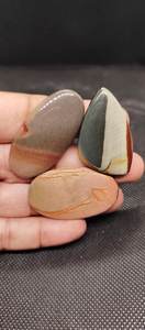 UDGEMS, modelo 37, cabujón de jaspe de poligrama natural hecho a mano, Parte posterior plana, lote de tamaños mixtos para la fabricación de joyas, varias piedras preciosas marrones - Product Image 4