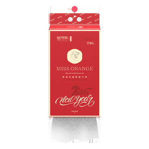 Miss <b>Orange</b> Hanging Facial Tissue 1780 Sheets Virgin Wood Pulp New Year Design - Product Image 2