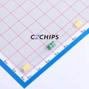 Inductor de Anillo de Color EC0510-103K / Componente de Orificio Pasante (THT), D5xL11mm 10mH 10% 25mA 132Ohm - Product Image 1