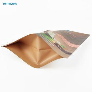 Tùy chỉnh in 60g mờ nhôm lá mỏng có thể khóa lại Ziplock đứng túi dừa hương vị snack ăn được bao bì PE Mylar Túi - Product Image 3