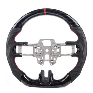 Para <span class=keywords><strong>Ford</strong></span> <span class=keywords><strong>Mustang</strong></span> 2018 2019 2020 2021 2022 GT350 GT500 Hydro-Dip aspecto de fibra de carbono volante accesorios de coche - Product Image 1